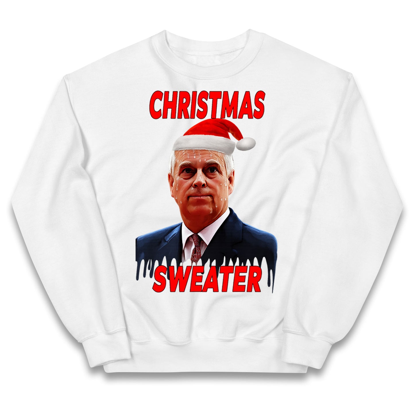 Prince Andrew Christmas Kids Jumper
