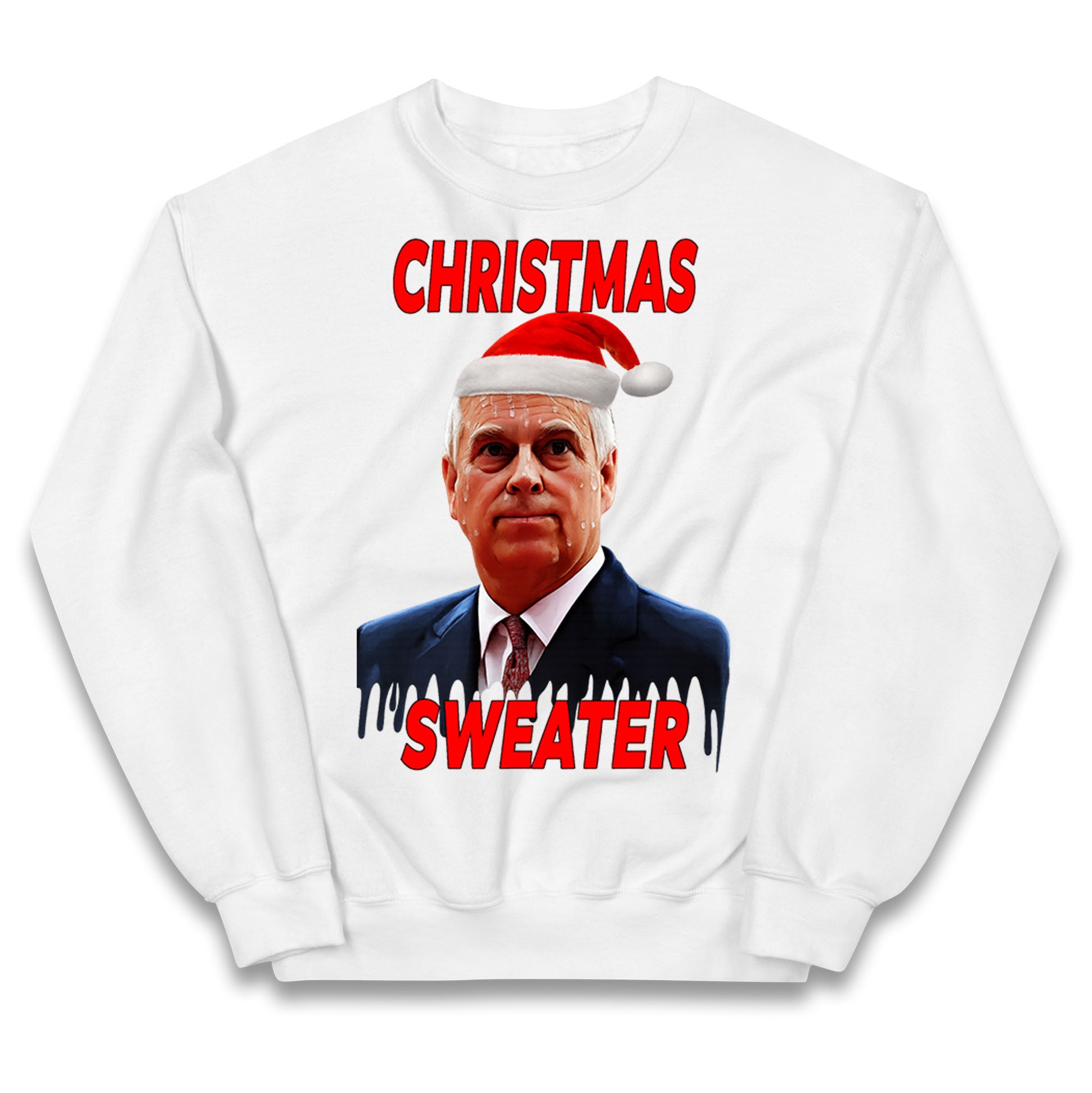 Prince Andrew Christmas Kids Jumper