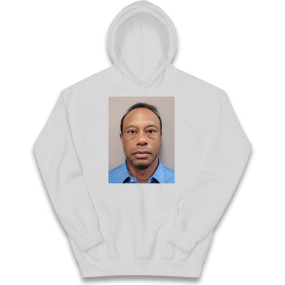 Tiger Woods Mugshot Kids Hoodie
