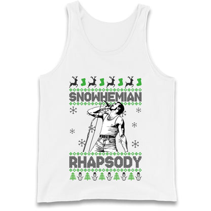 Freddie Mercury Christmas Tank Top