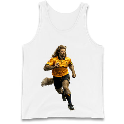 Retro John The Wolf Wolves Football Tank Top