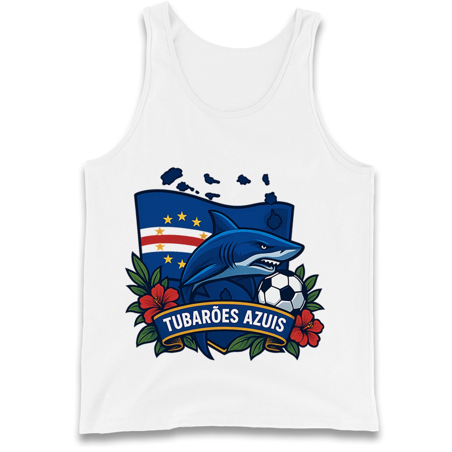 Cape Verde Football Tank Top