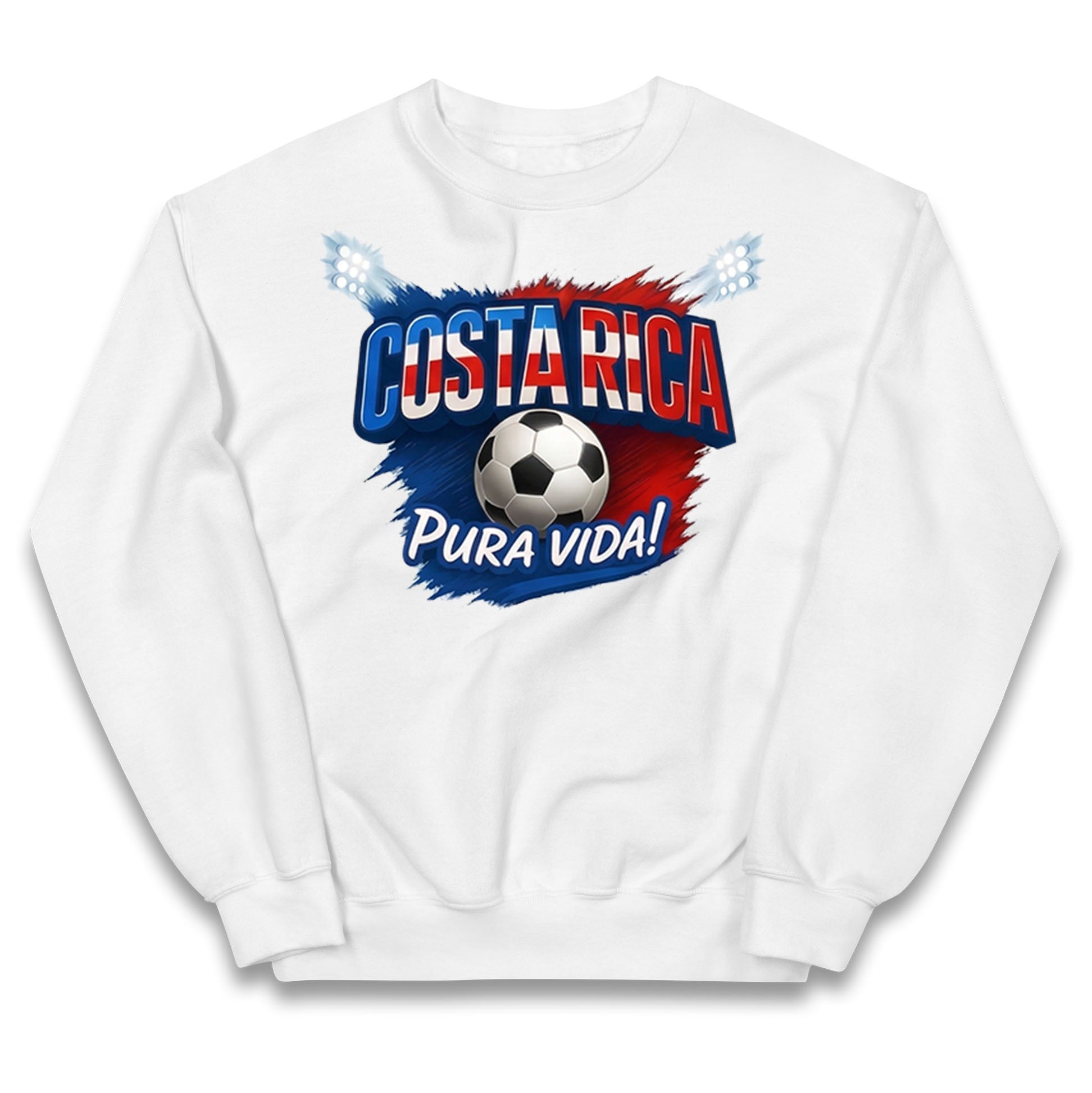 Costa Rica Retro World Cup Kids Jumper
