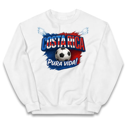 Costa Rica Retro World Cup Kids Jumper