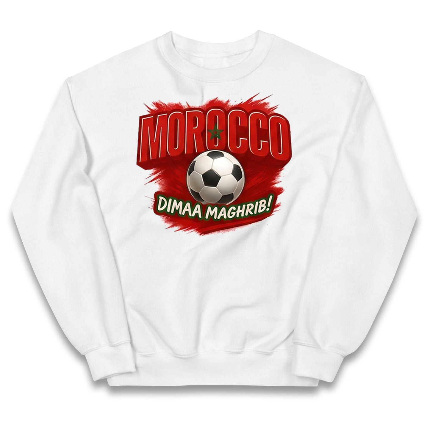 Morocco Retro World Cup Kids Jumper