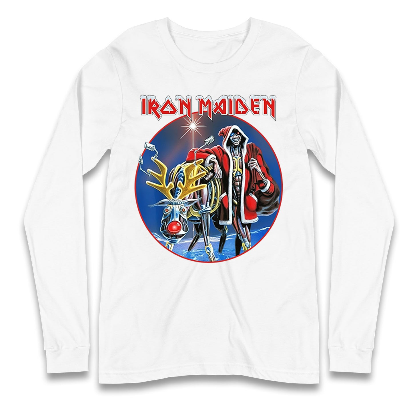 Iron Maiden Christmas Longsleeve T Shirt 