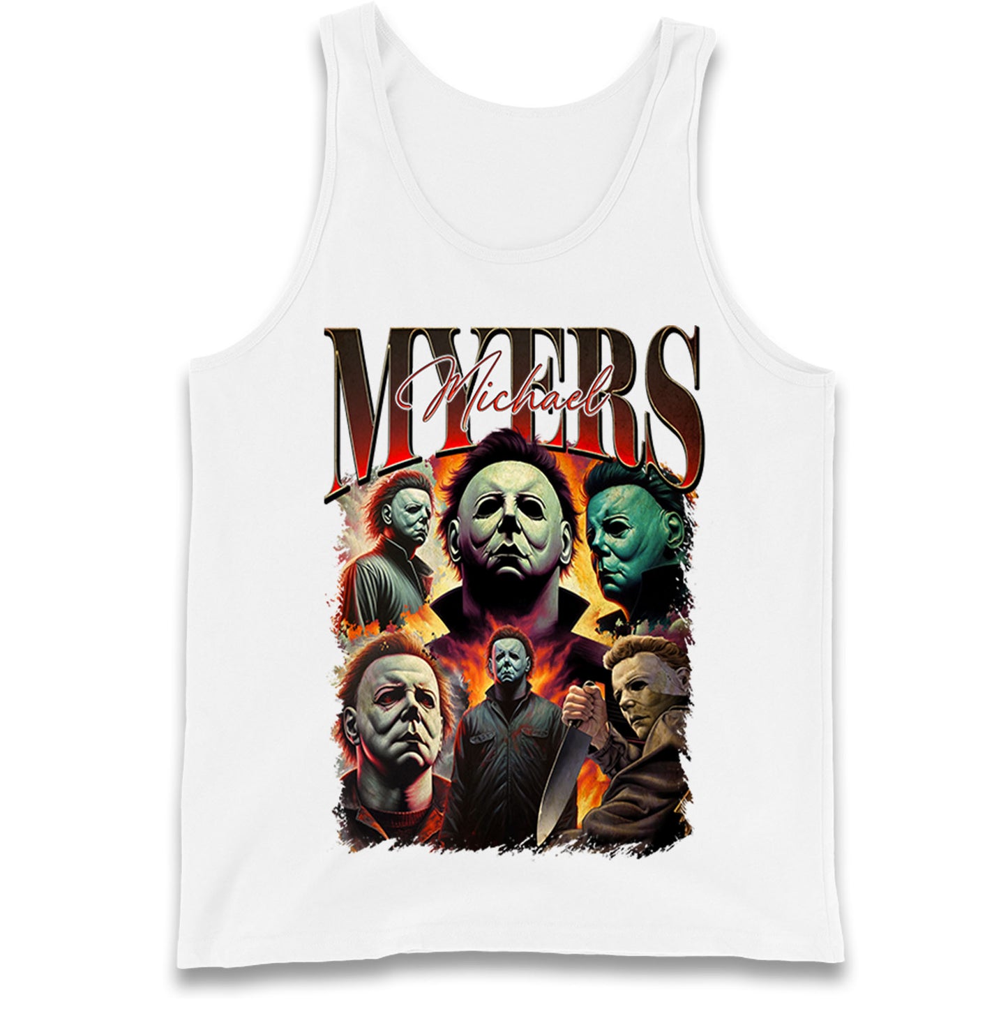 Michael Myers Bootleg Halloween Tank Top