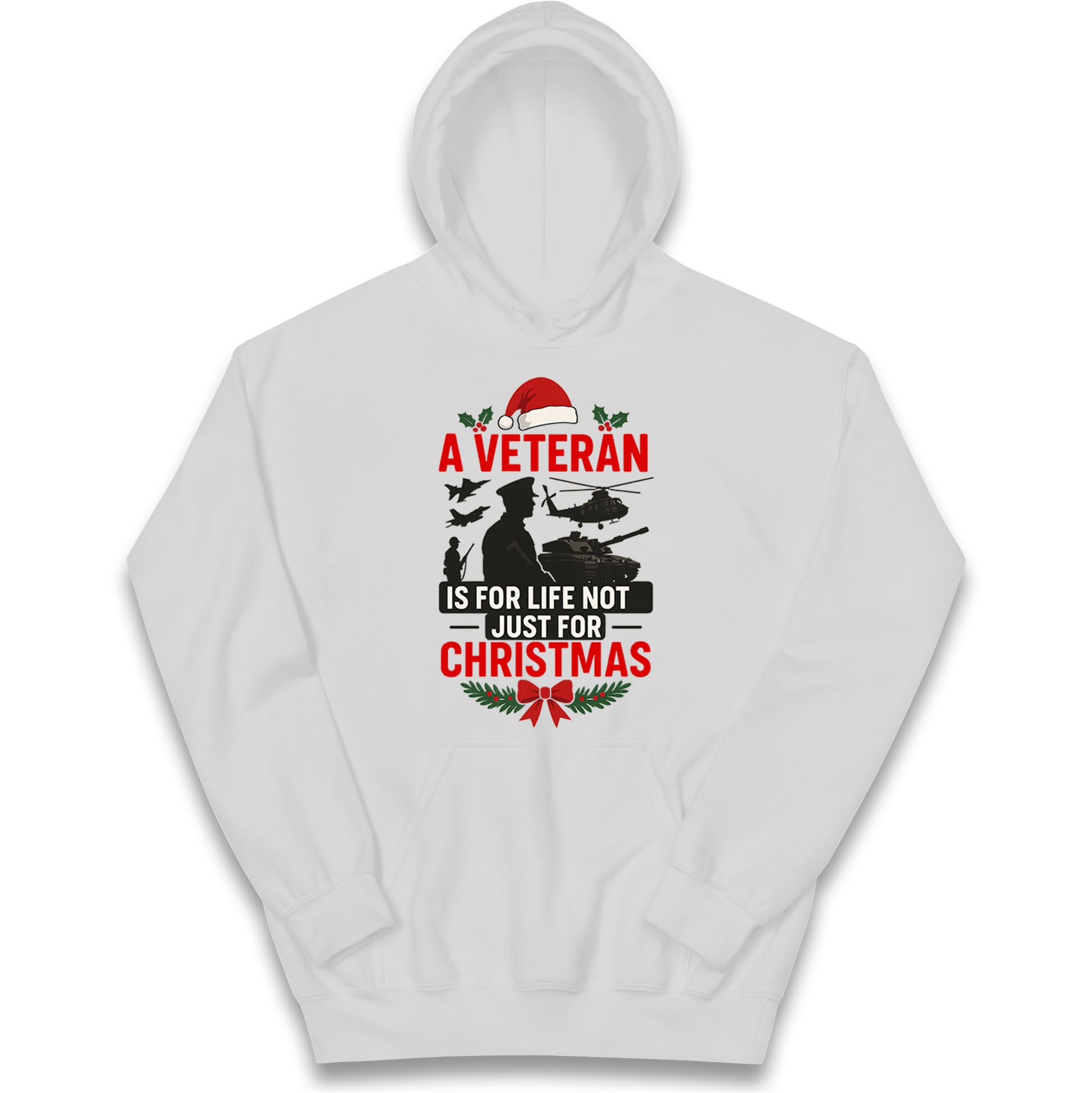 Veteran Christmas Kids Hoodie