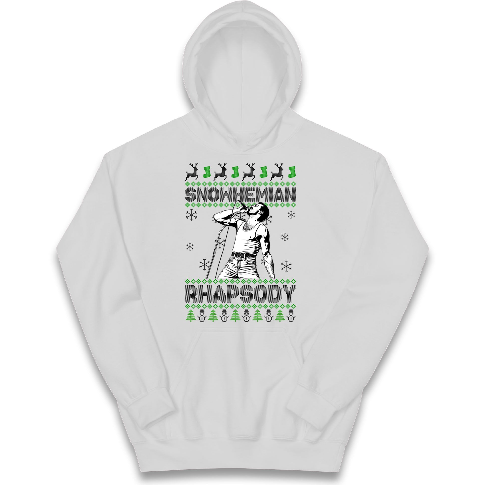 Freddie Mercury Christmas Kids Hoodie