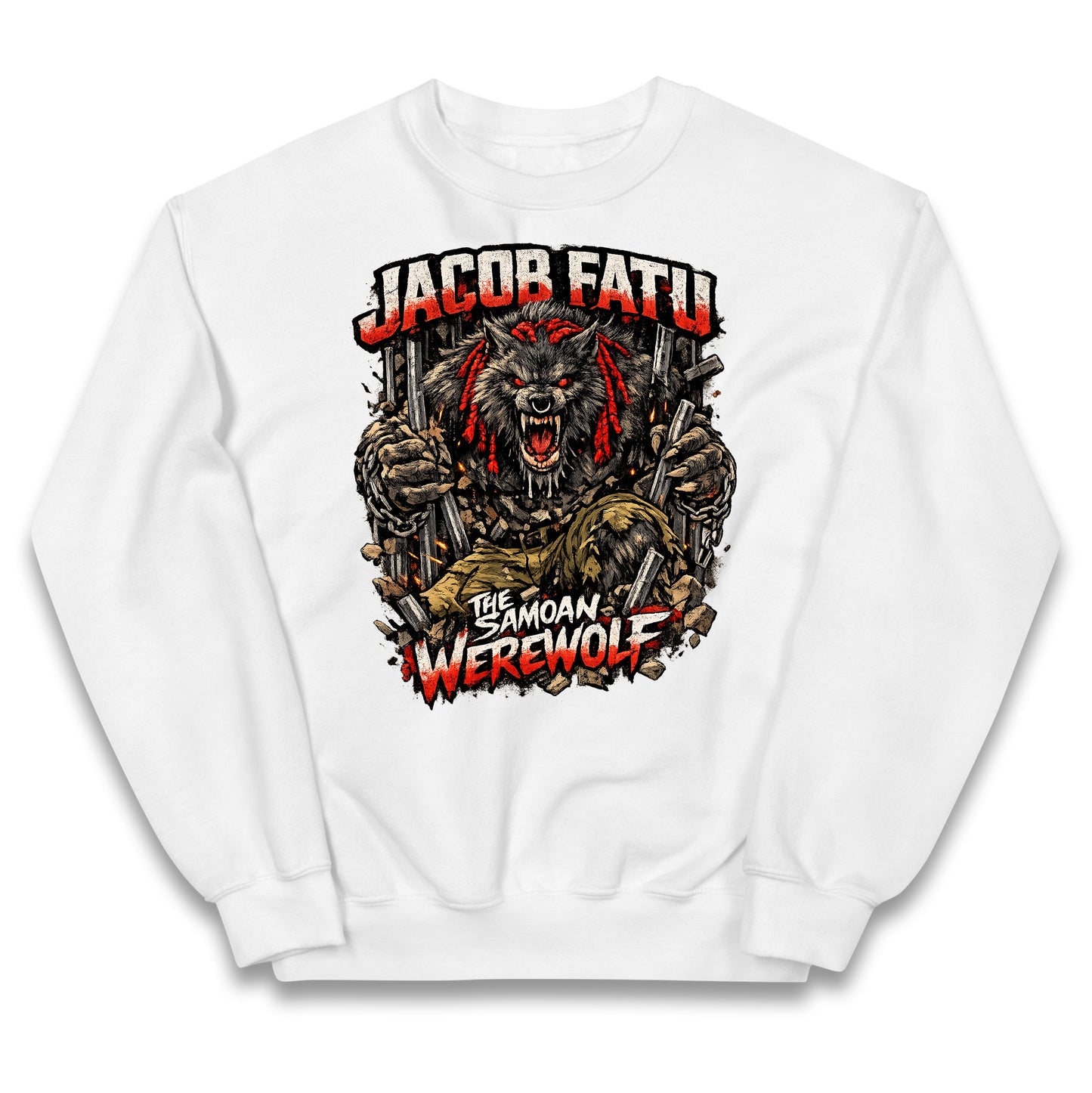 Jacob Fatu The Samoan Werewolf Kids Jumper