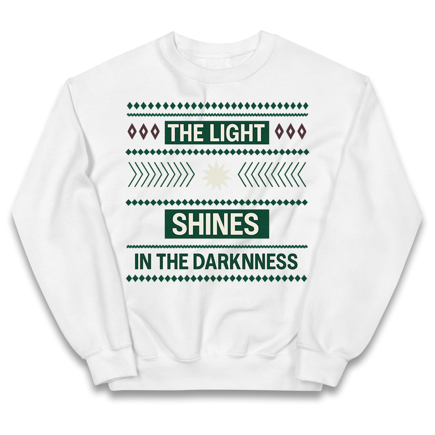 The Light Shines in the Darkness Kids Jumper