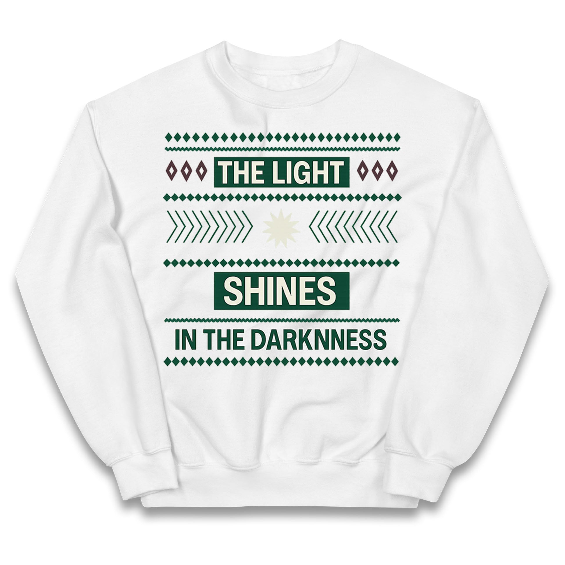 The Light Shines in the Darkness Kids Jumper