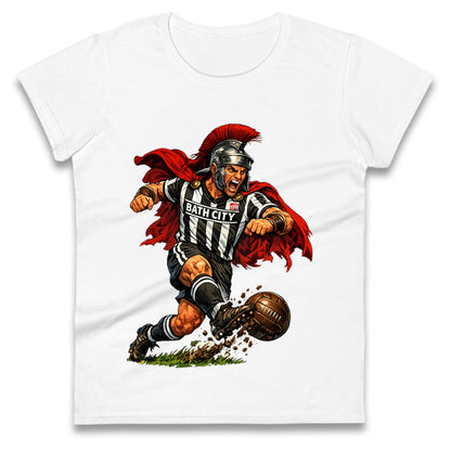 Retro Bath City Football Ladies T Shirt
