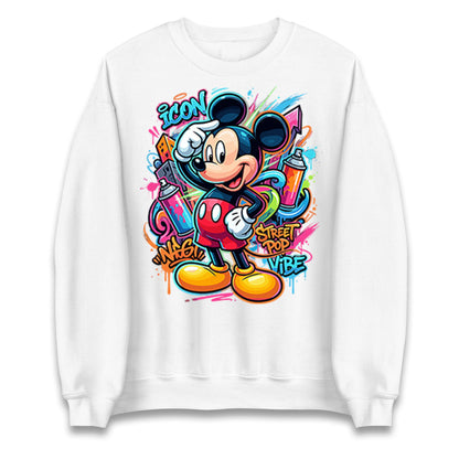 Graffiti Mickey Jumper