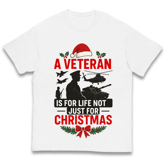Veteran Christmas Kids T Shirt 