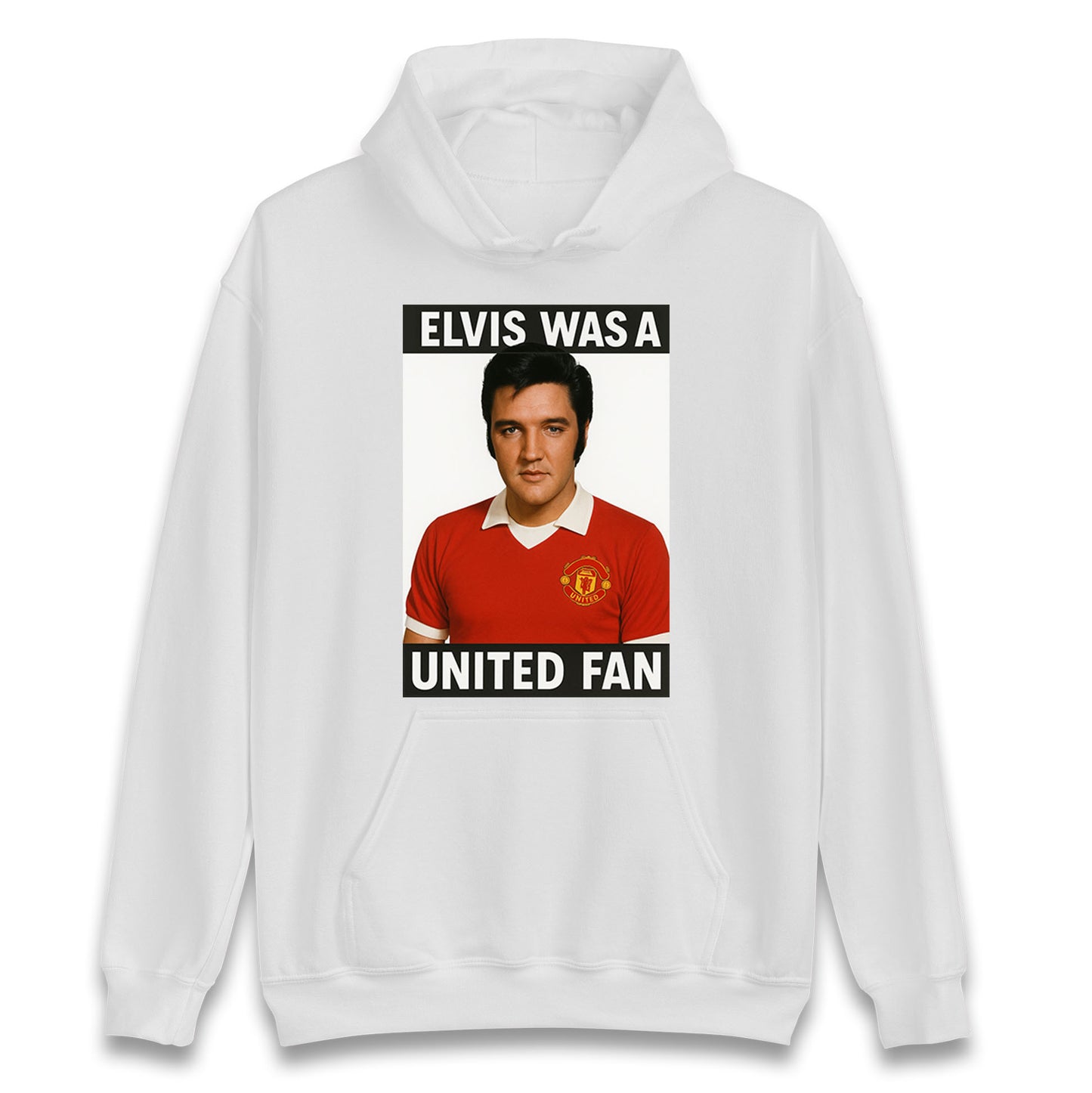 Elvis Presley Mnchester United Hoodie