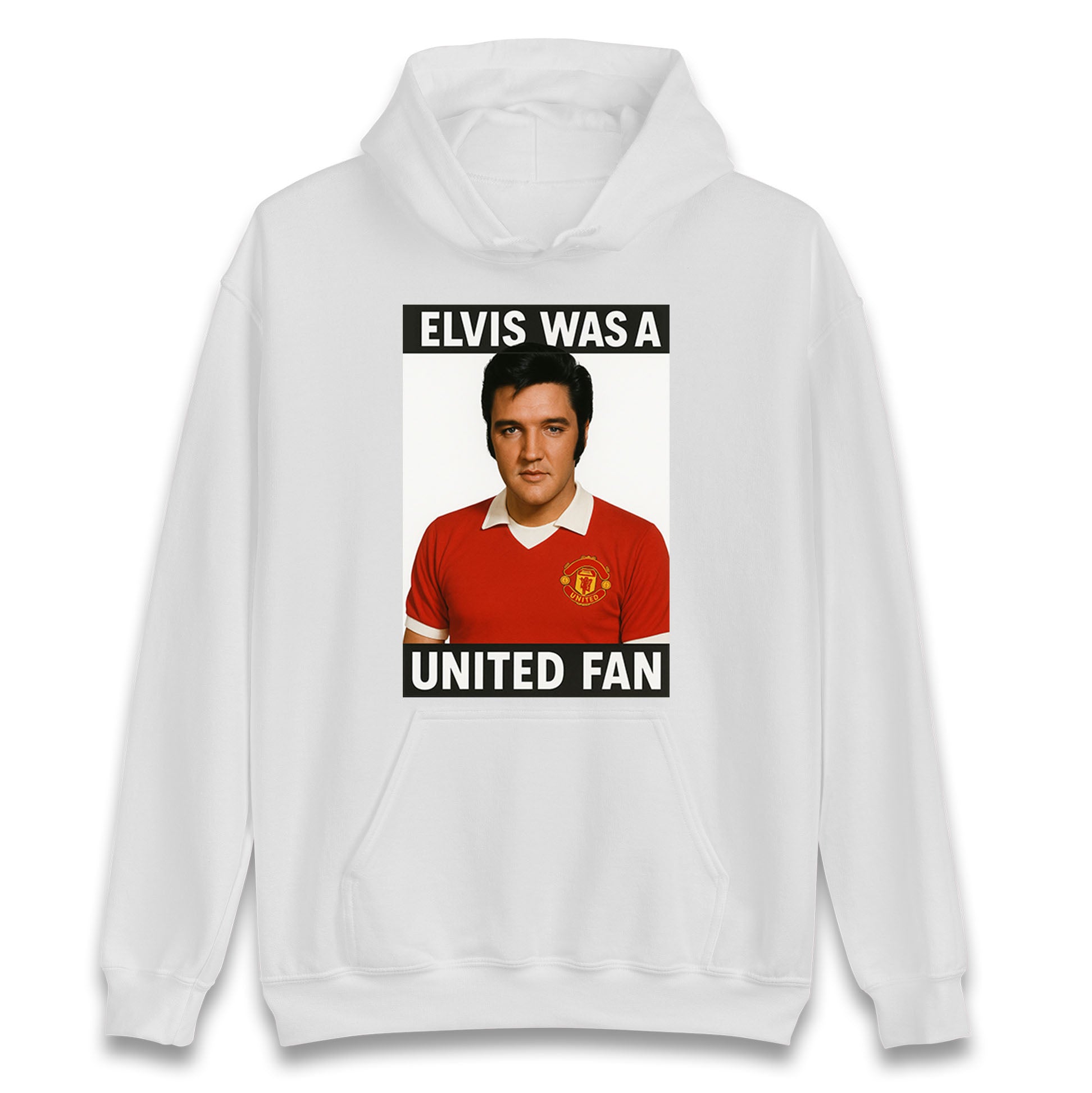 Elvis Presley Mnchester United Hoodie