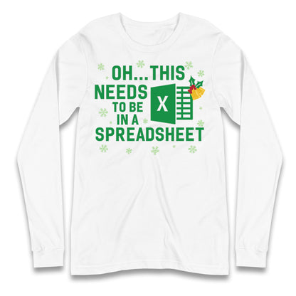 Excel Christmas Longsleeve T Shirt