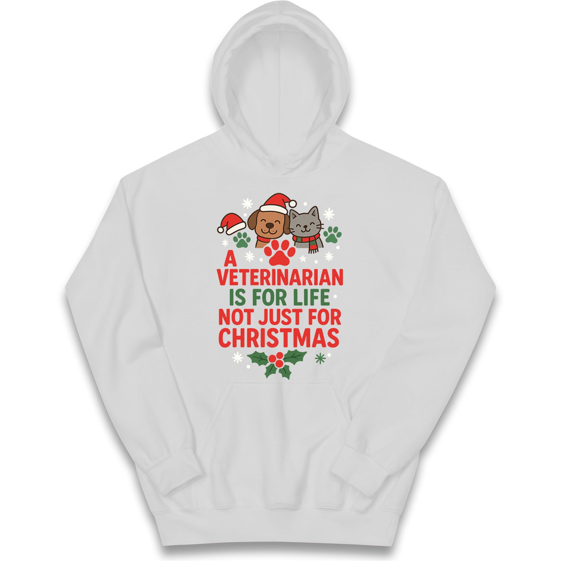 Veterinarian Christmas Kids Hoodie