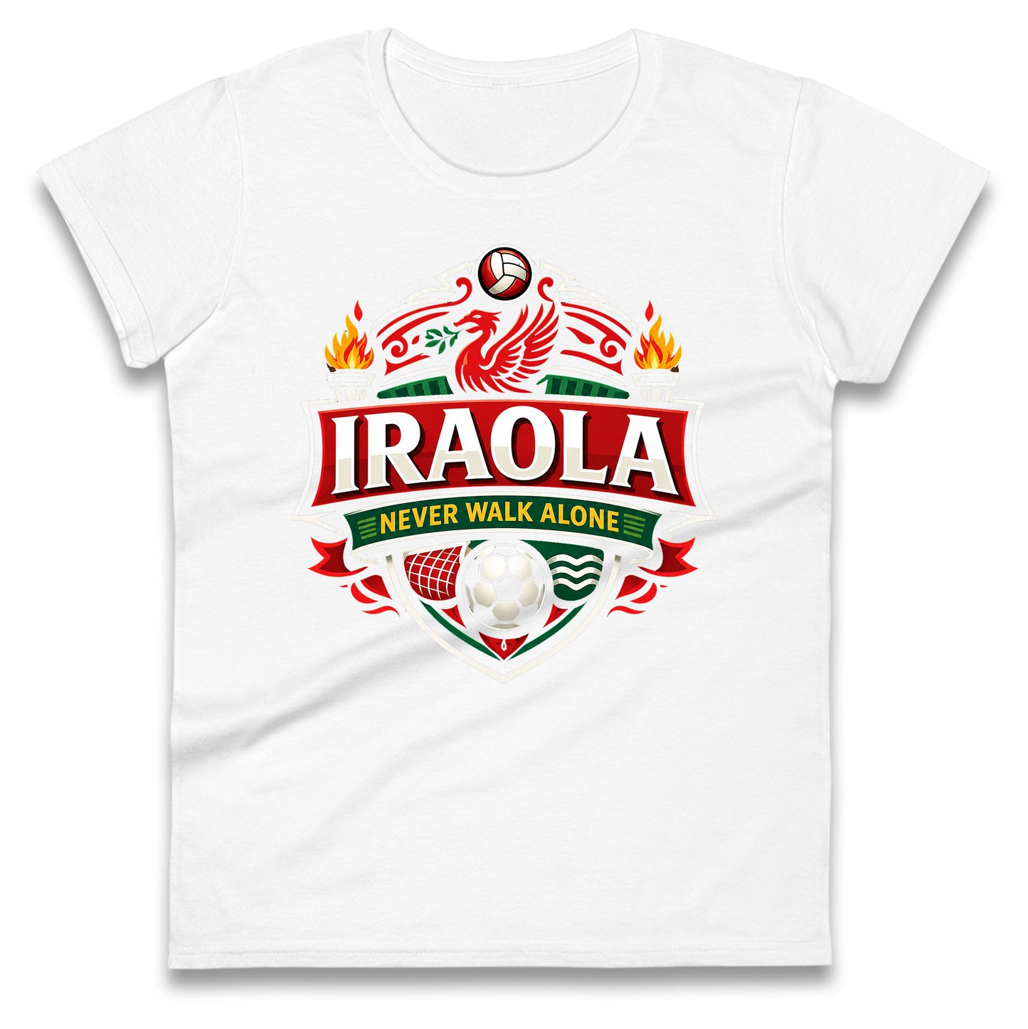 Andoni Iraola Never Walk Alone Ladies T Shirt