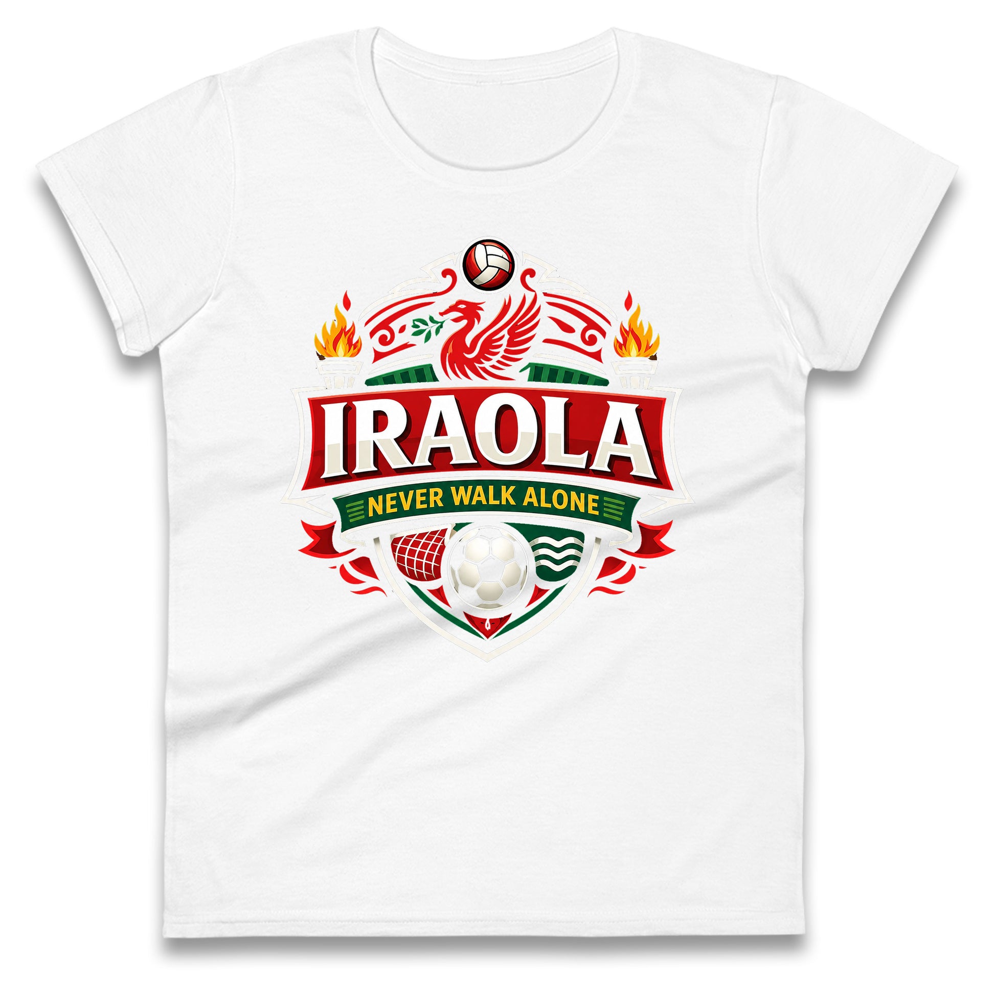 Andoni Iraola Never Walk Alone Ladies T Shirt
