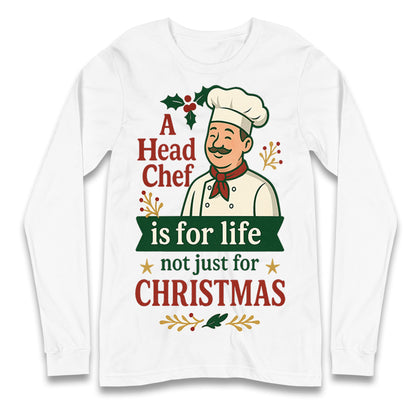 Head Chef Christmas Longsleeve T Shirt