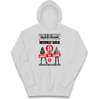 Jesus Christ Vs Santa Claus Kids Hoodie