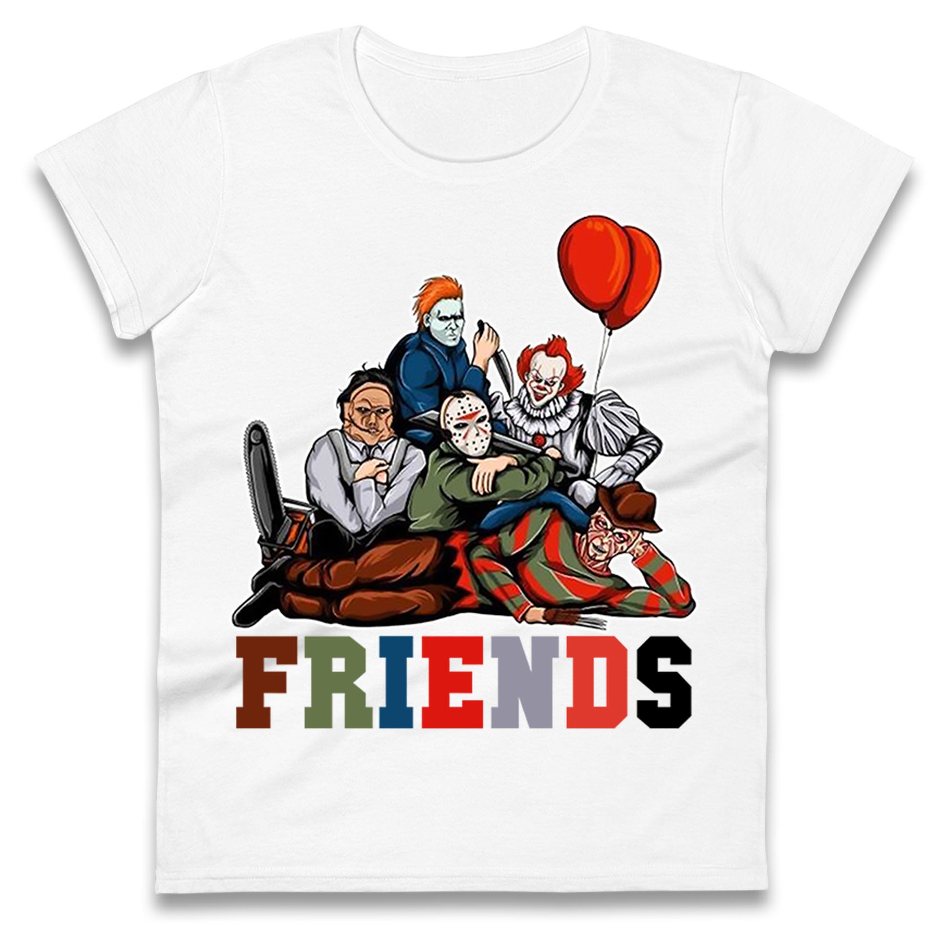 Horror Vintage Characters Friends Halloween t shirts
