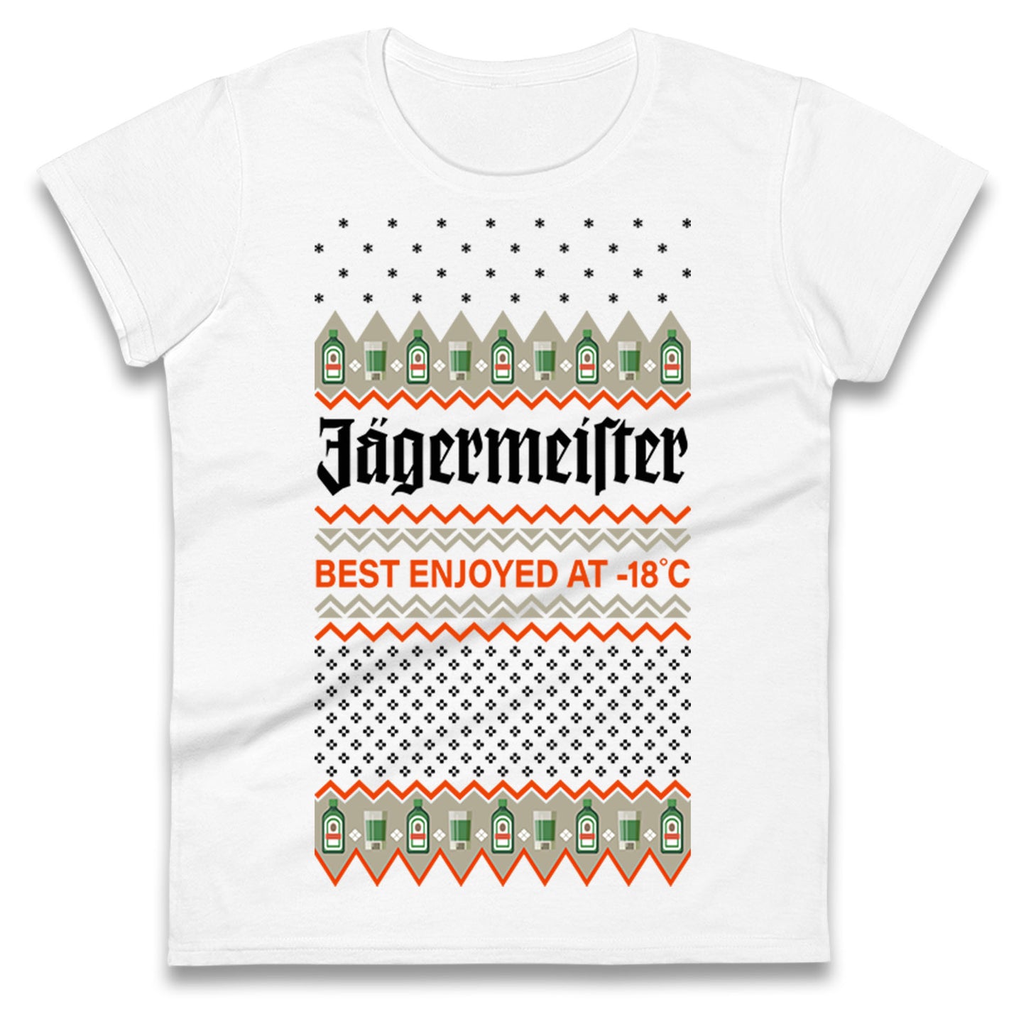 Jagermeister Shots Ladies T Shirt