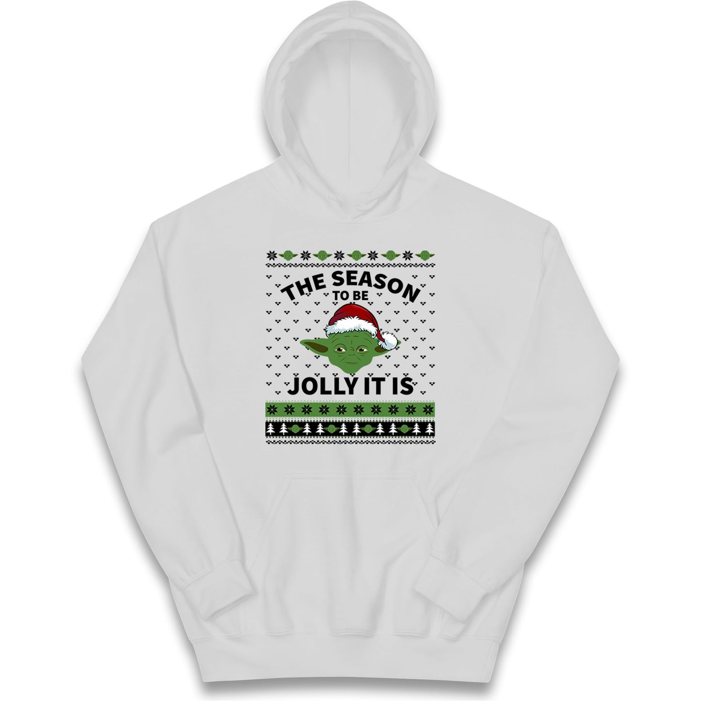 Yoda Christmas Kids Hoodie