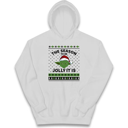 Yoda Christmas Kids Hoodie