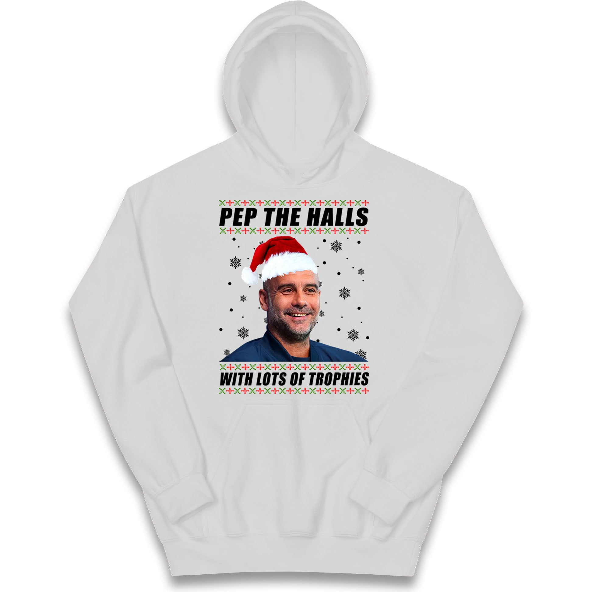 Pep Guardiola Christmas Kids Hoodie