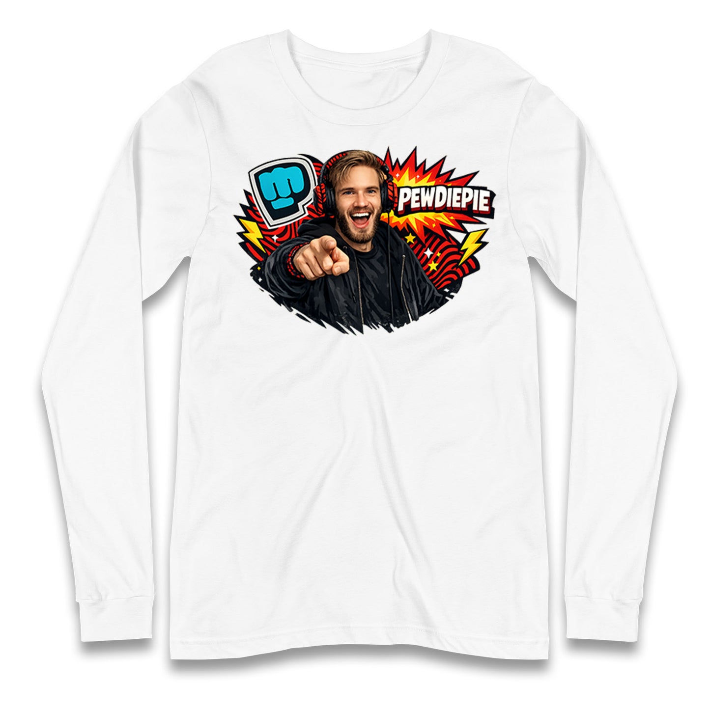 PewDiePie YouTuber Longsleeve T Shirt
