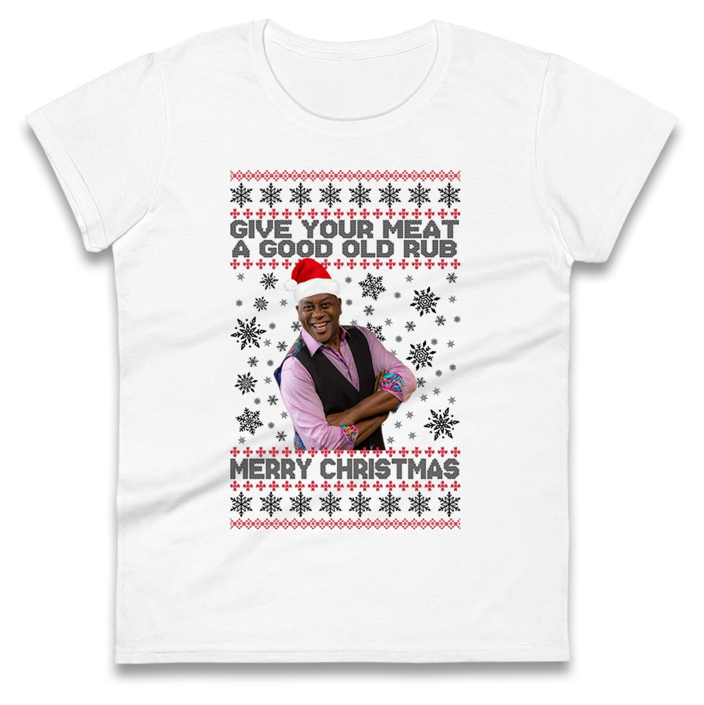 Ainsley Harriot Christmas Ladies T Shirt