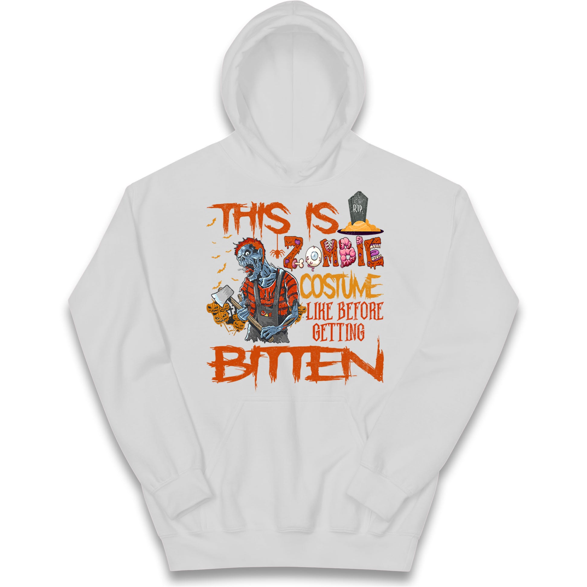 Zombie Costume Halloween Hoodie
