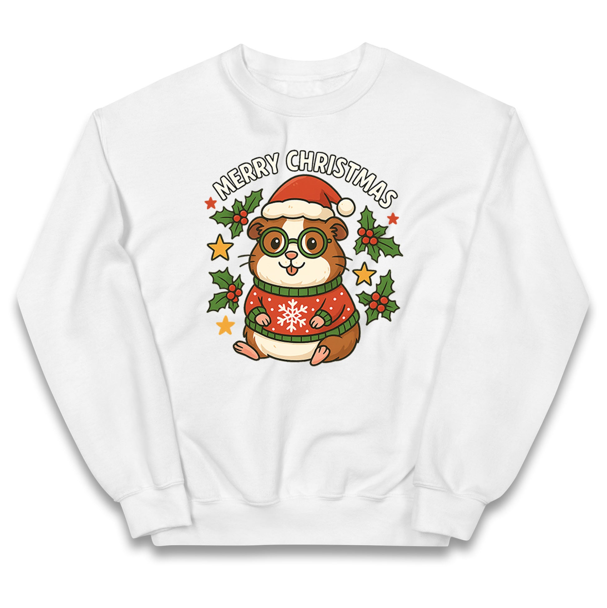 Guinea Pig Christmas Kids Jumper