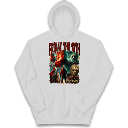 Jason voorhees Friday The 13th Halloween Bootleg Kids Hoodie
