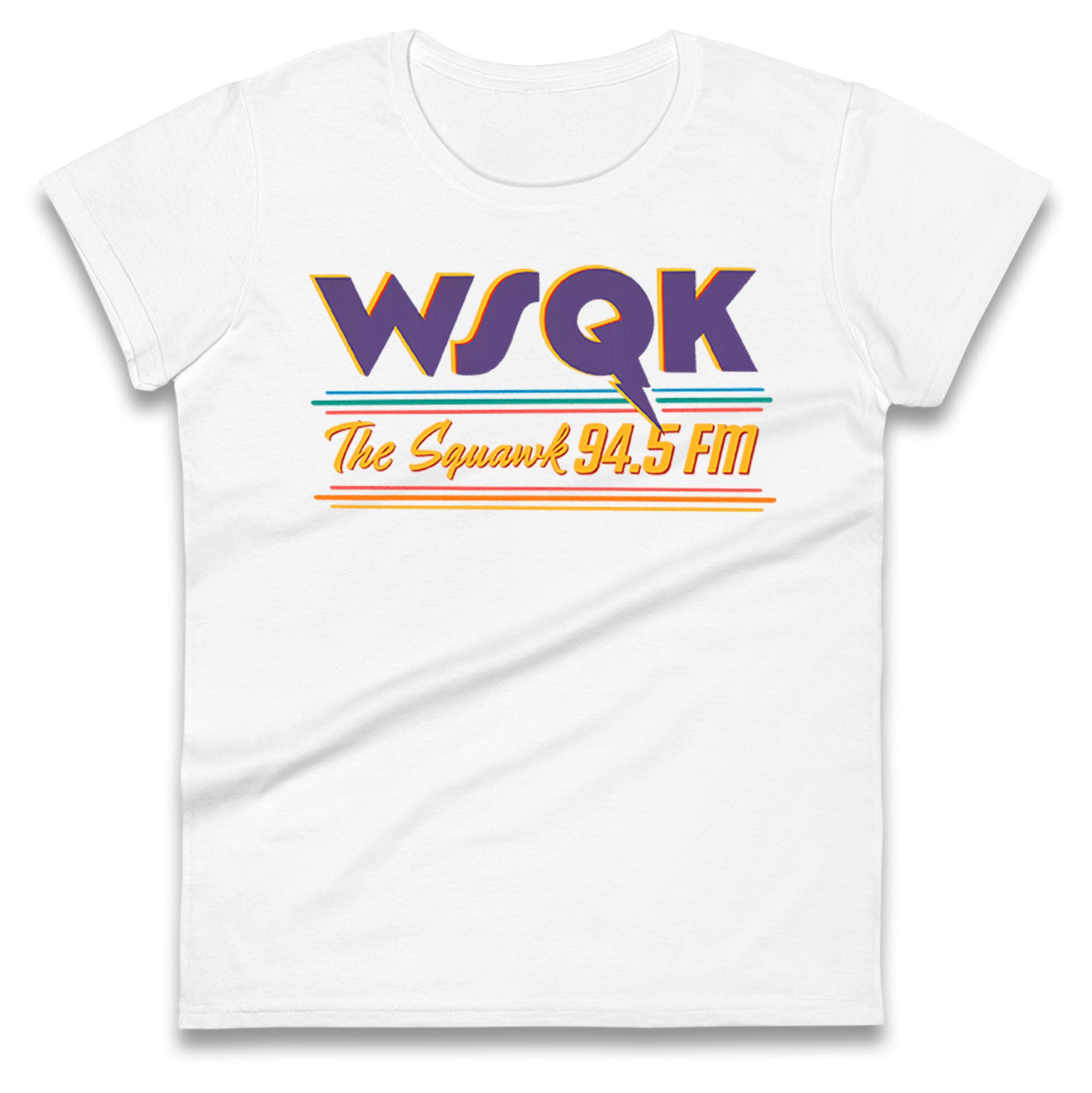WSQK The Squawk Stranger Things Ladies T Shirt 