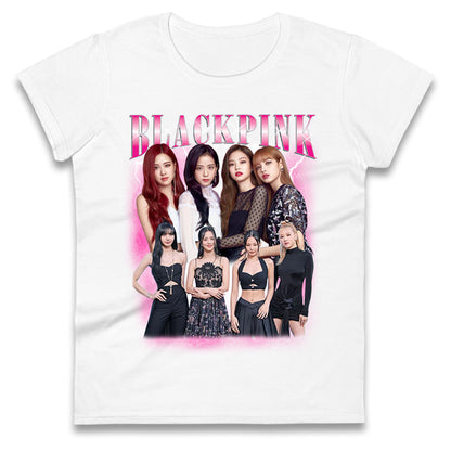 Black Pink Ladies T Shirt