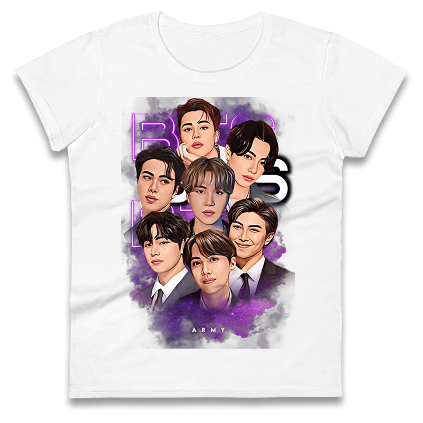 BTS K POP Ladies T Shirt
