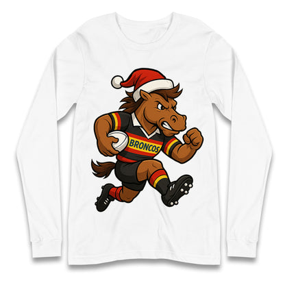 London Broncos Christmas Longsleeve T Shirt