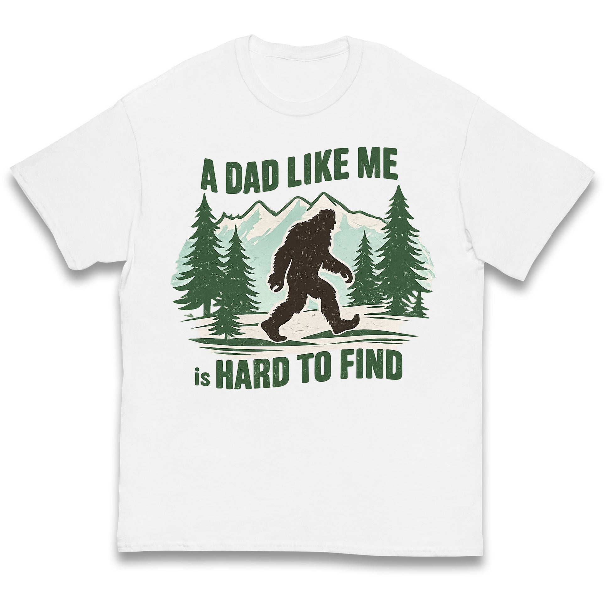 Retro Funny Bigfoot Dad Kids T Shirt
