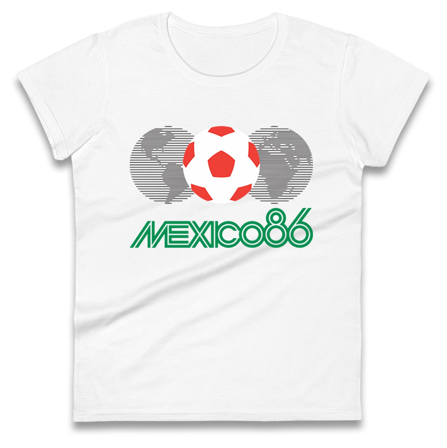 Mexico 86 logo Ladies T Shirt