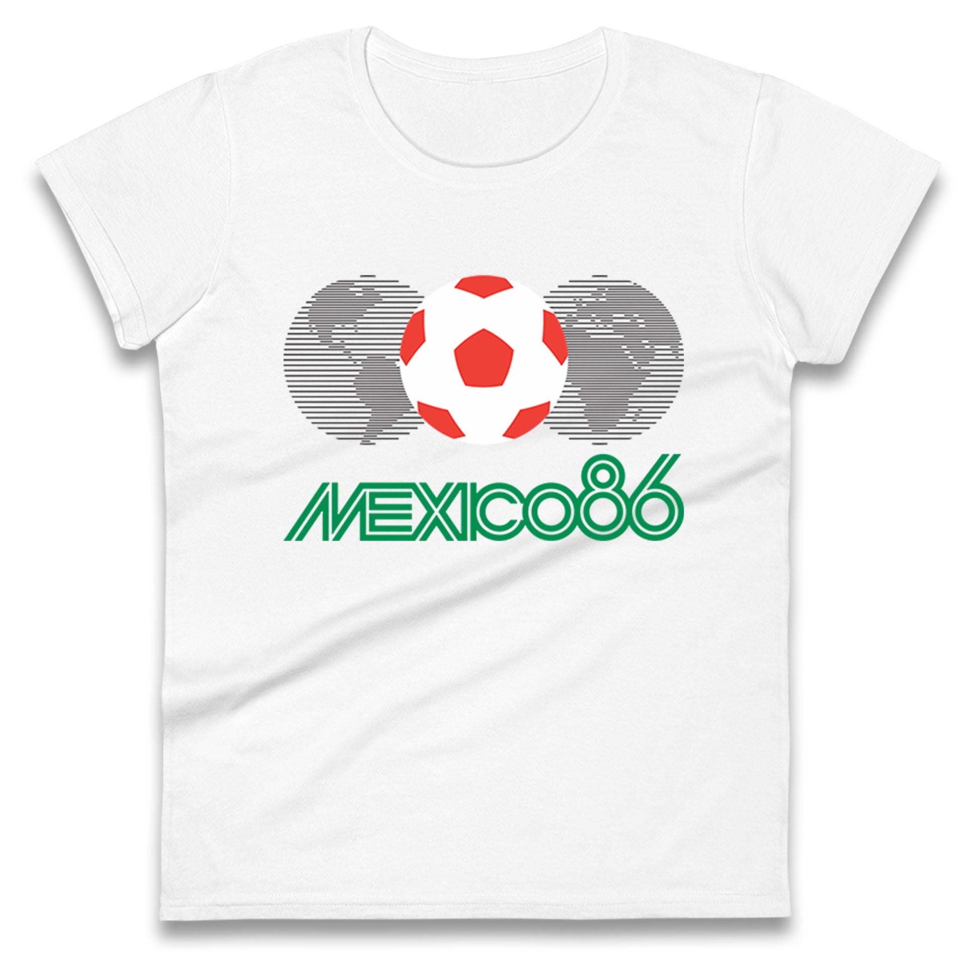 Mexico 86 logo Ladies T Shirt