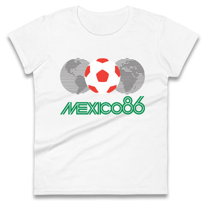 Mexico 86 logo Ladies T Shirt