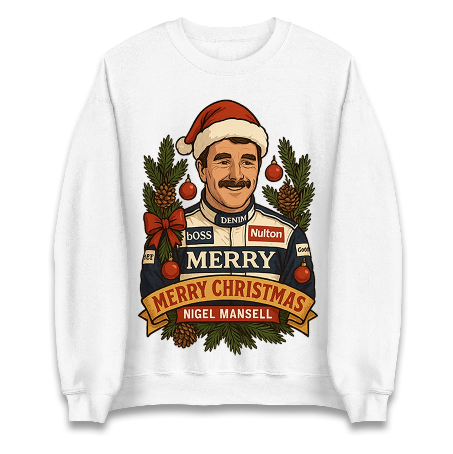 Nigel Mansell Christmas Jumper