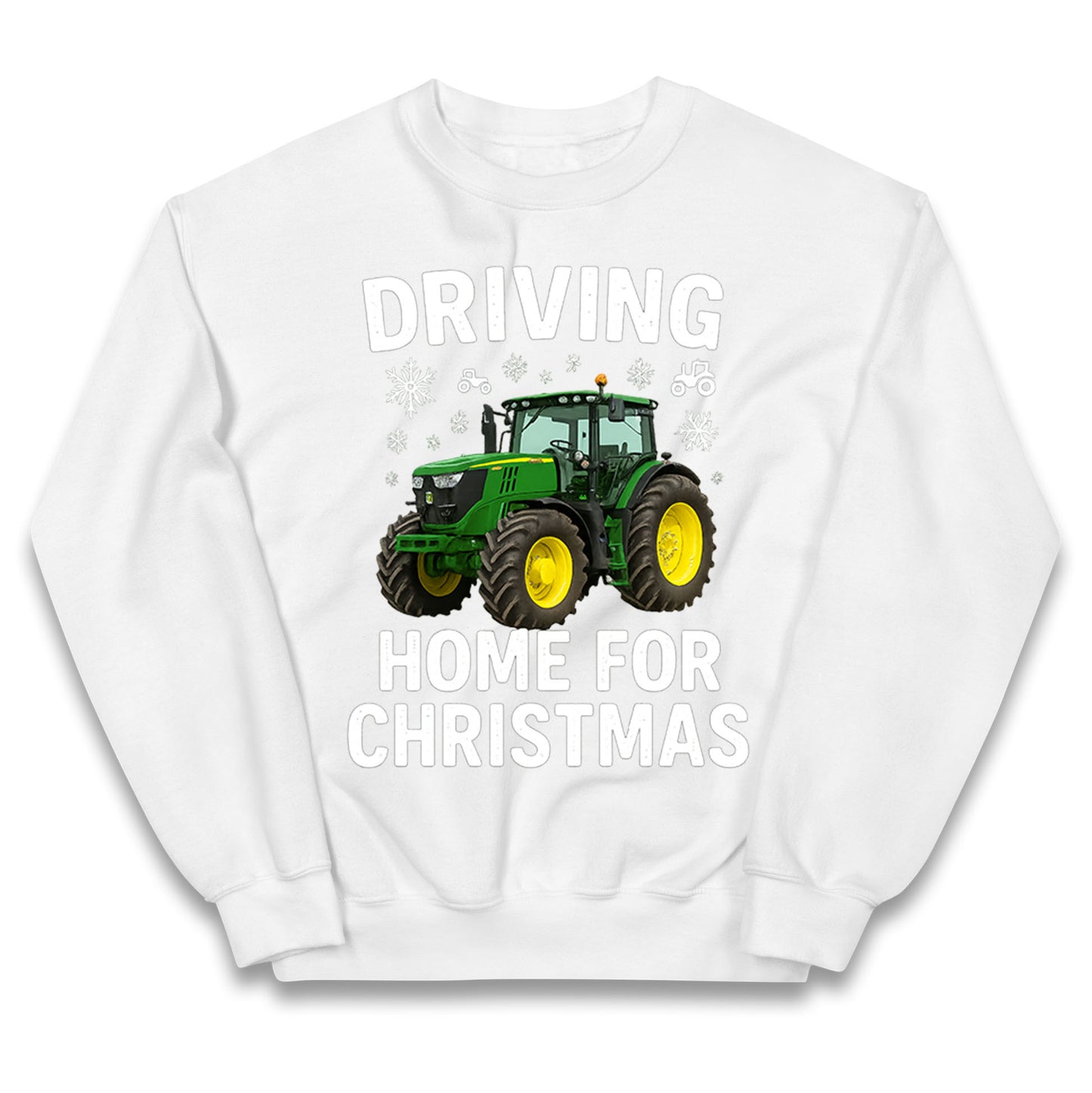 John Deere Tractor Christmas Kids Jumper