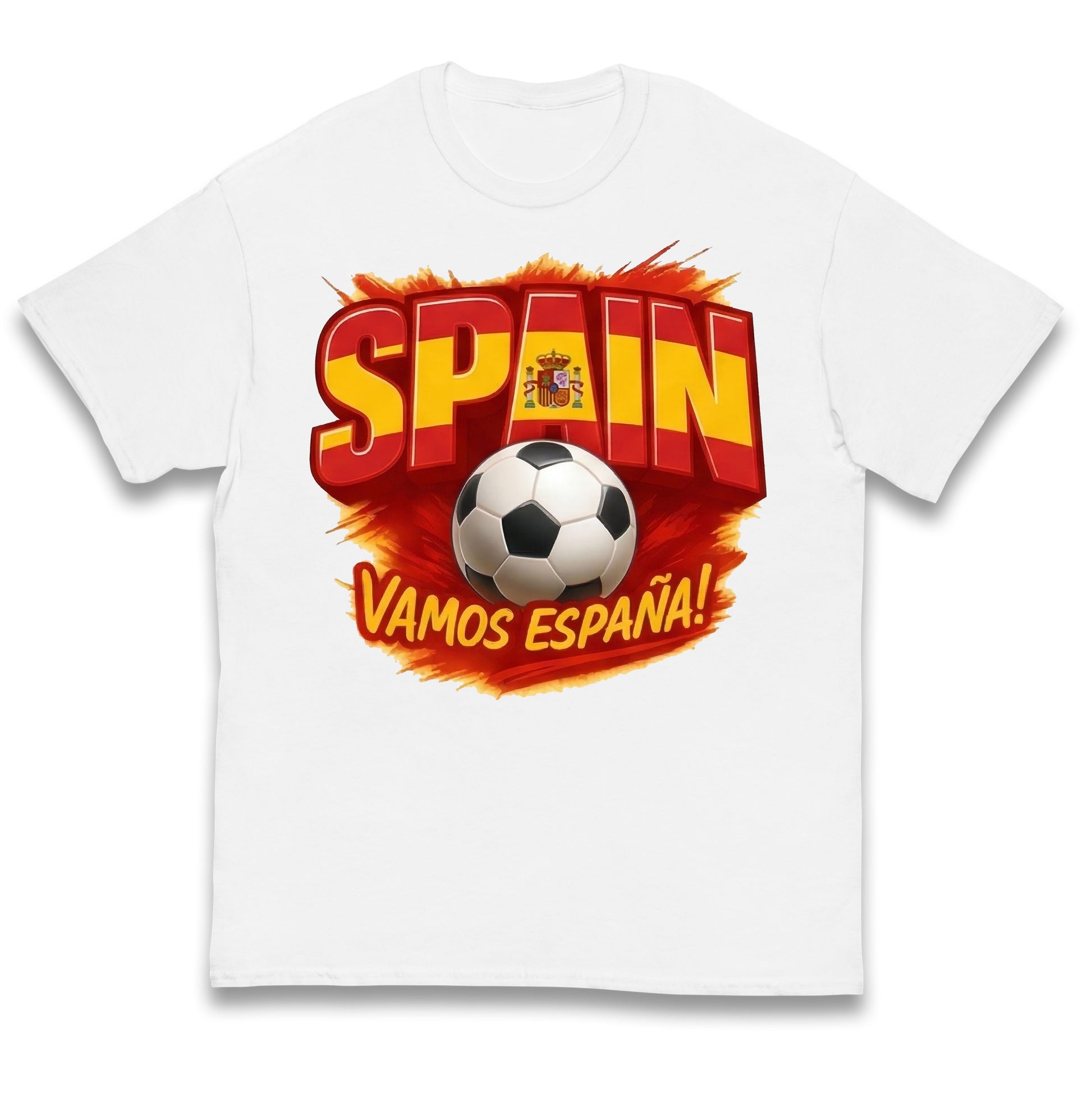 Spain Retro World Cup Kids T Shirt 