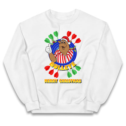 bullseye dartboard christmas jumper