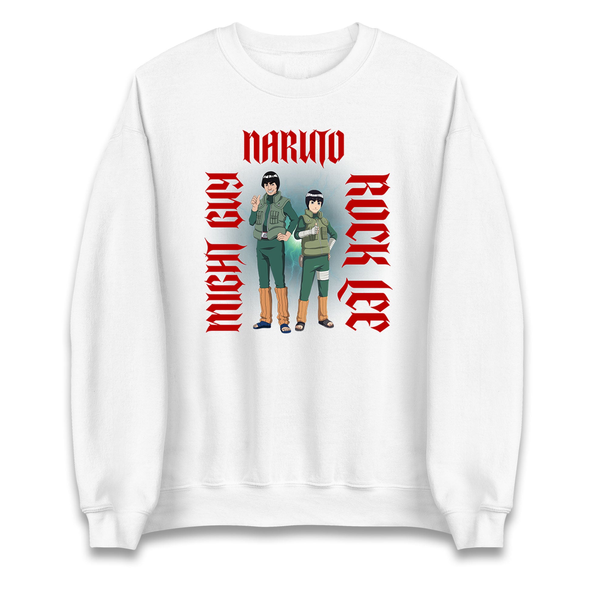 Naruto Might Guy And Rock Lee Sweatshirt